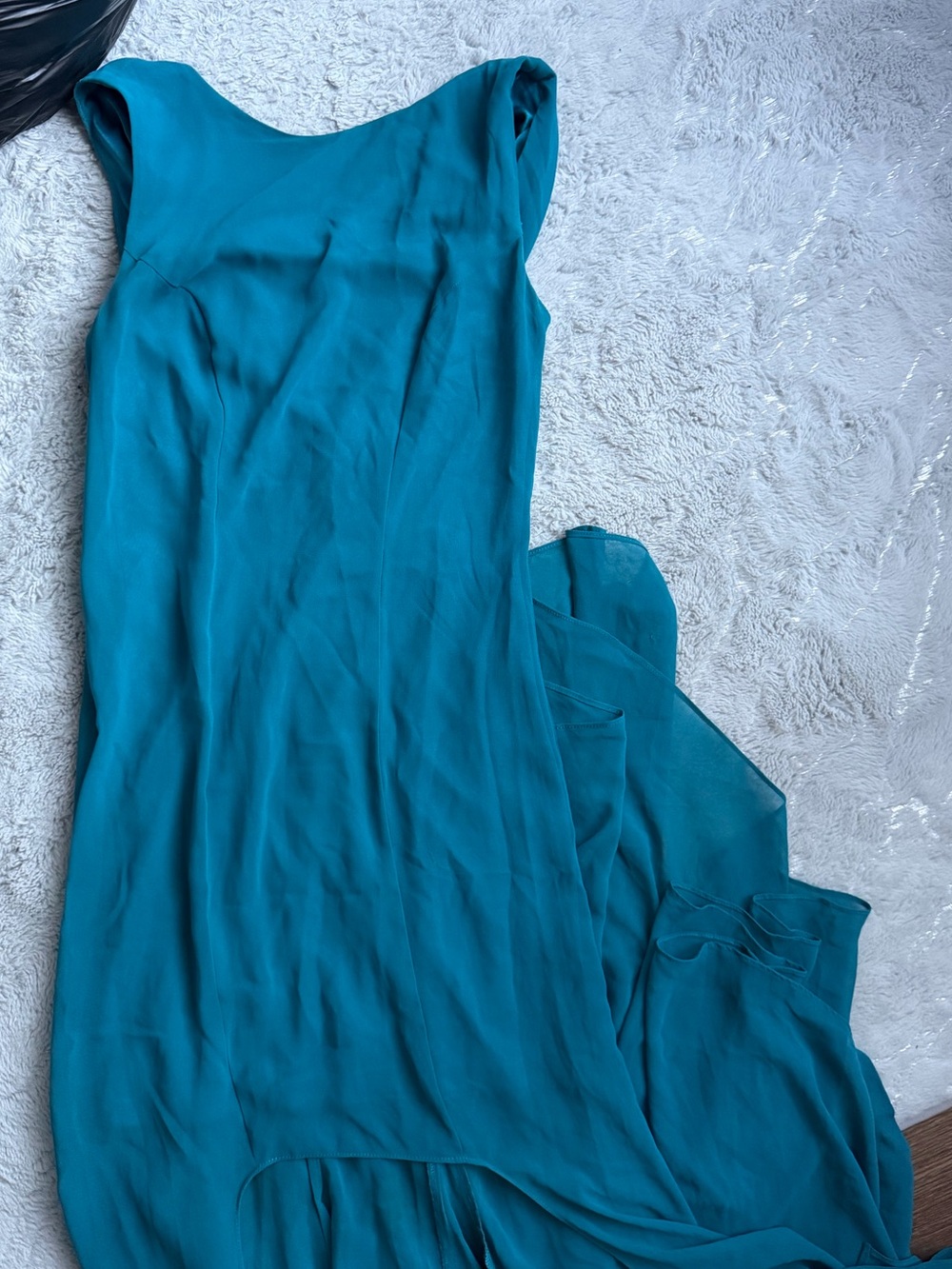 ASOS Teal Sleeveless Maxi Dress